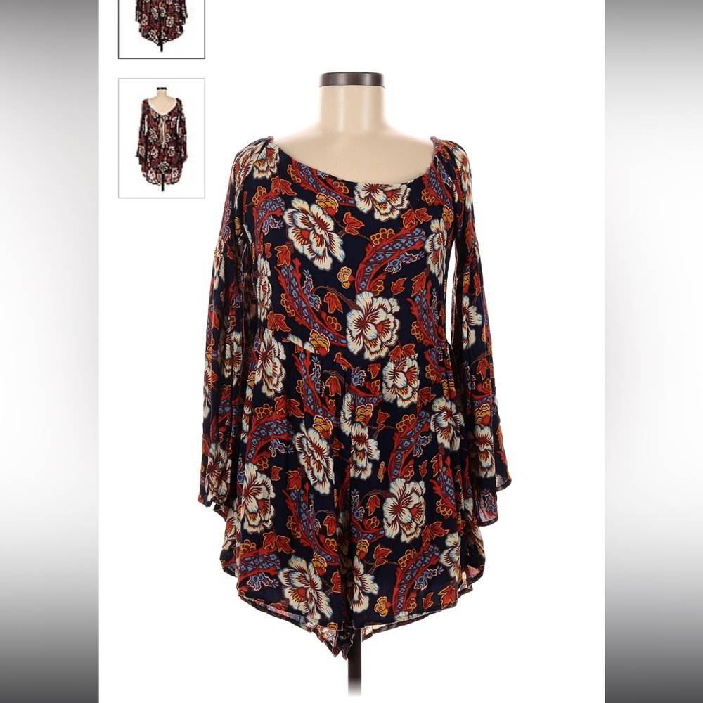 Our From Under Floral Off the Shoulder Romper